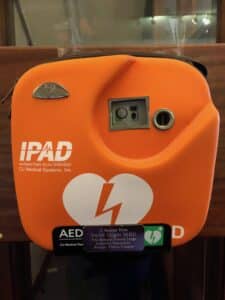 Worcester Masonic Centre Defibrillator