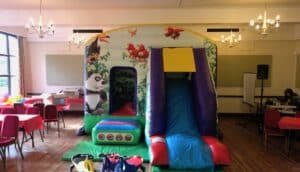 Worcester Masonic Centre BBC Inflatables Jungle bounce and slide