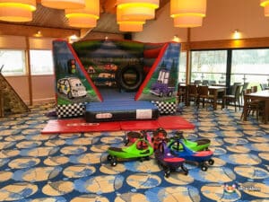 Salford Priors Caravan Park with Auto Bouncer and Plasma Cars