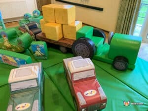Taynton & Tibberton Village Hall Tractor and land rover softplay