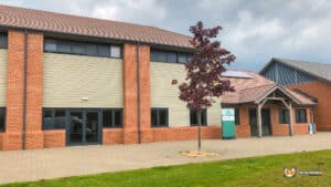 Outside Meon Vale Village Hall