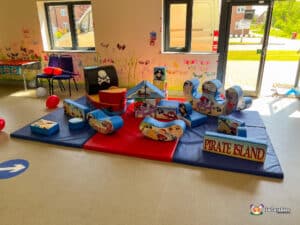 BBC Inflatables Pirate Soft Paly at Meon Vale Village Hall