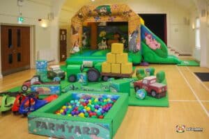 Farm Bounce _ Slide Deluxe Soft Play Package6