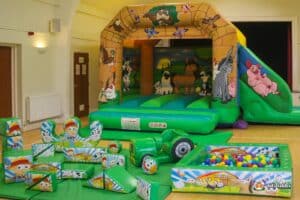 Farm Bounce _ Slide Standard Soft Play Package-2