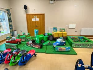 Broom Village Hall BBC Inflatables Farm Soft Play