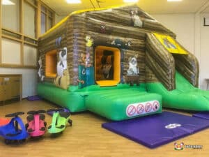 St Peters Baptist Church Farm Play Barn bounce and slide
