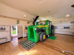 Ullenhall Village Hall Tractor bounce and slide castle